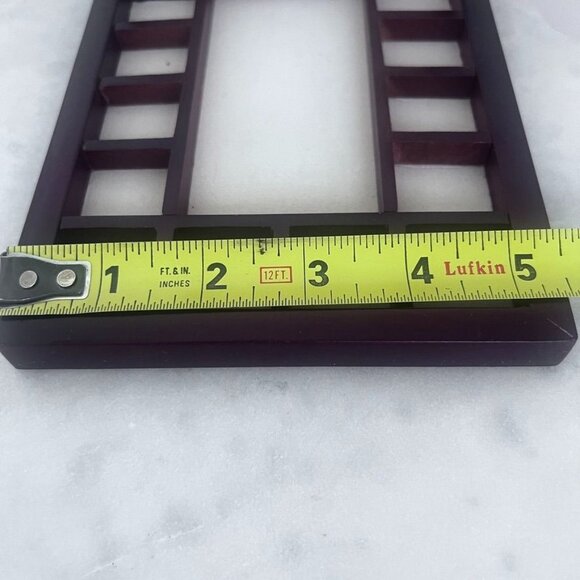 Velvet Lined Wooden Treasure Box Jewelry Earrings Coins Crafters Monogrammed - Picture 10 of 12